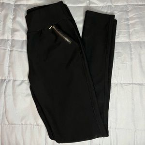 Women’s Stretch Pant with Gold Zippers